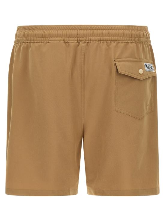 26SS 폴로 랄프로렌 포니 자수 스윔 쇼츠 710957782502 Beige - POLO RALPH LAUREN