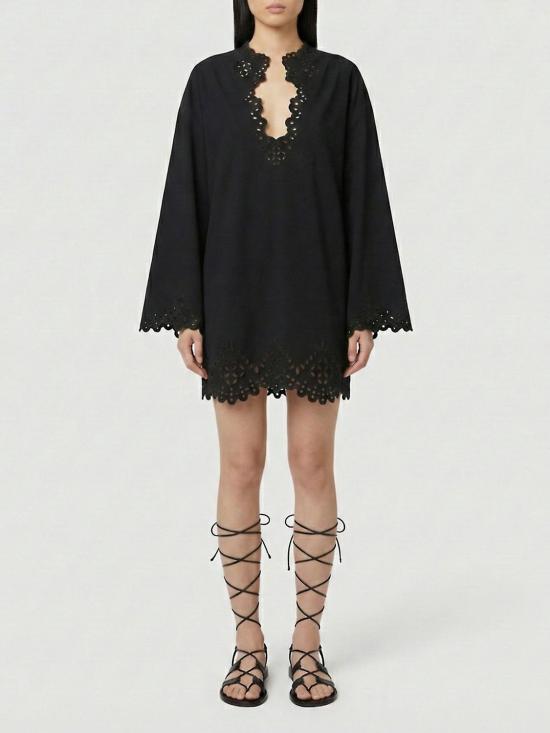 26SS 이자벨마랑에뚜왈 롱 원피스 26PRO0653FBD1J04E 02FK Black