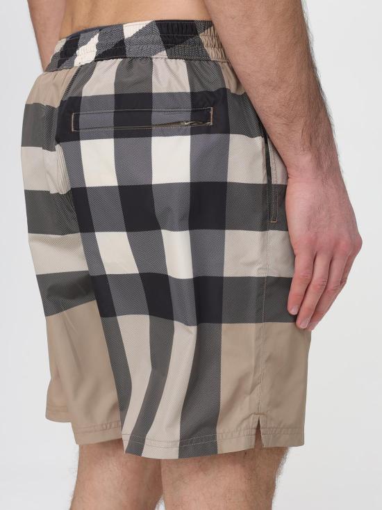 26SS 버버리 체크 스윔팬츠 8112682 Beige - BURBERRY