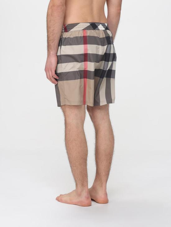 26SS 버버리 체크 스윔팬츠 8112682 Beige - BURBERRY