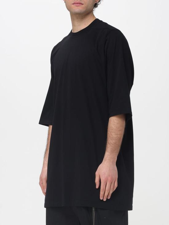 26SS 릭 오웬스 반팔 티셔츠 RU01F2249JA 09 Black - RICK OWENS