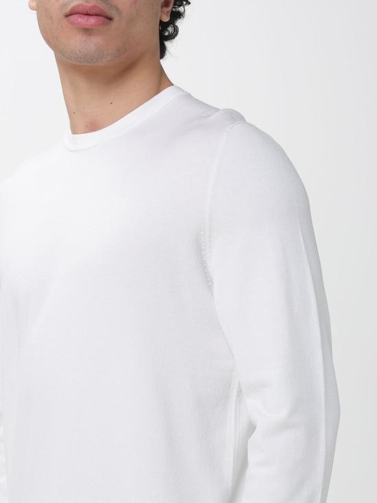 26SS 휴고보스 라이트 텍스처 크루넥 스웨터 50532074 102 White - HUGO BOSS