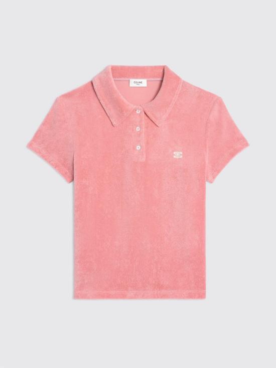 26SS 셀린느 폴로 티셔츠 RX08L0A80 GBB4 Pink