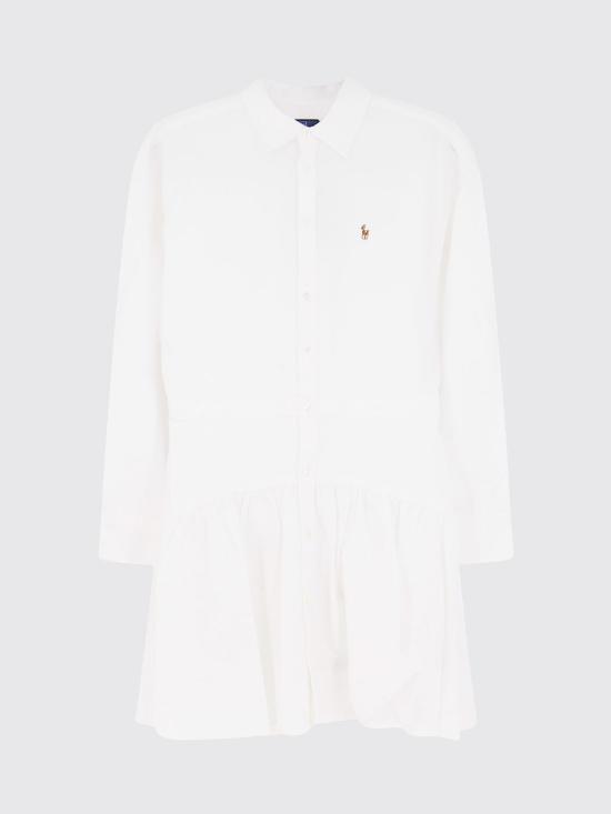 26SS 폴로 랄프로렌 롱 원피스 211B22755 002 White - POLO RALPH LAUREN