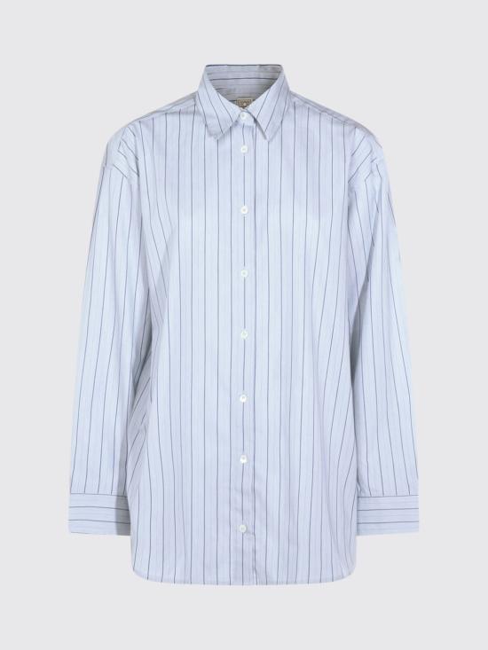 26SS 토템 셔츠 261WRT0480FB0565 341 Blue - TOTEME