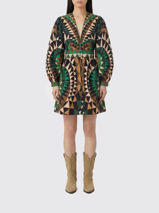 26SS 팜 리오 롱 원피스 351132 26059 Green