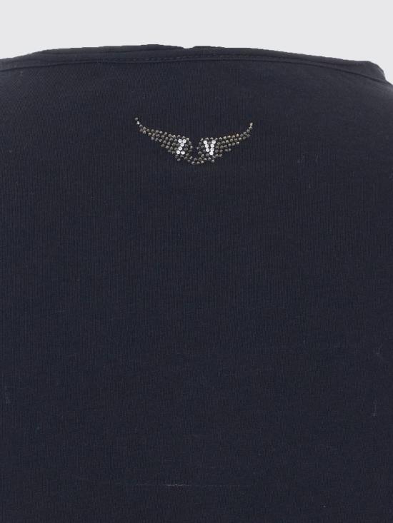 26SS 자딕앤볼테르 반팔 티셔츠 JWTN00447 001 Black - ZADIG & VOLTAIRE