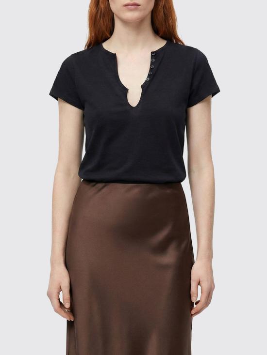 26SS 자딕앤볼테르 반팔 티셔츠 JWTN00447 001 Black