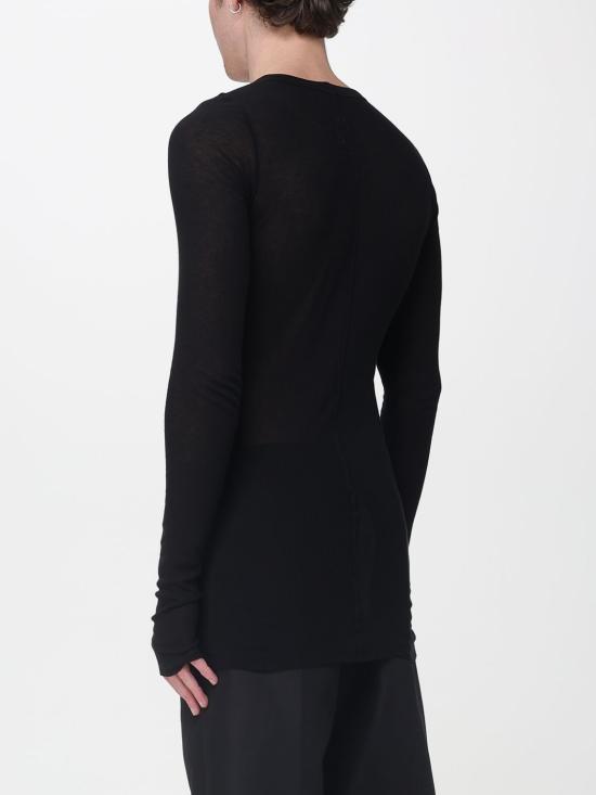 26SS 릭 오웬스 반팔 티셔츠 RU01F2250RC 09 Black - RICK OWENS