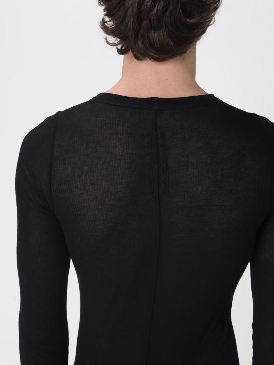 26SS 릭 오웬스 반팔 티셔츠 RU01F2250RC 09 Black - RICK OWENS