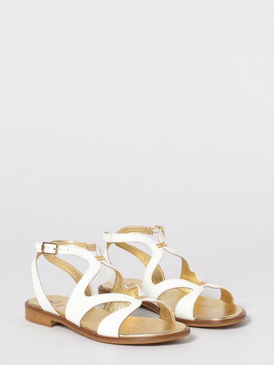 26SS [키즈] 엘리자베타프랜치 샌들 F4A2E05641733 139 Ivory - ELISABETTA FRANCHI