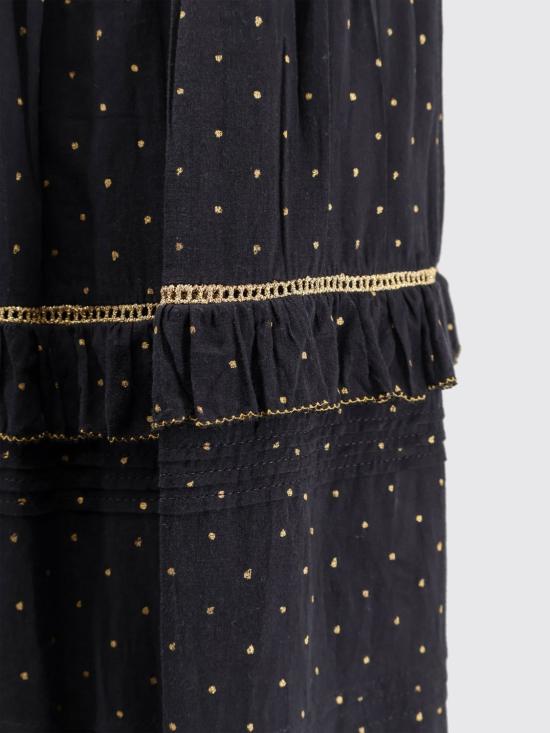 26SS 이자벨마랑에뚜왈 롱 스커트 JU0451FAD1J03E 01BK Black - ISABEL MARANT ETOILE