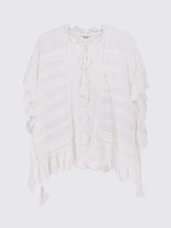 26SS 이자벨마랑에뚜왈 페이튼 탑 HT0768FAD1J05E 20WH White - ISABEL MARANT ETOILE