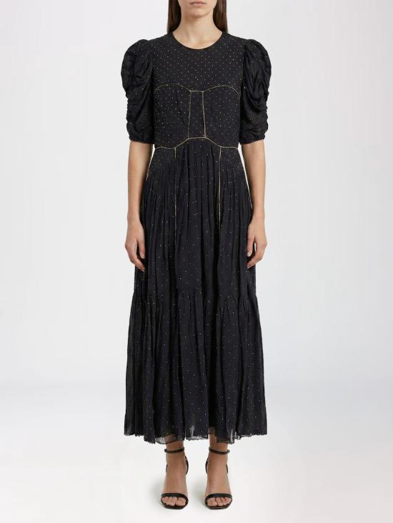 26SS 이자벨마랑에뚜왈 롱 원피스 RO1065FAD1J03E 01BK Black