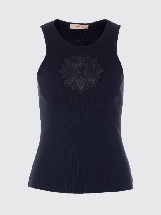 26SS 트윈셋 반팔 티셔츠 261TP2090 00006 Black - TWINSET