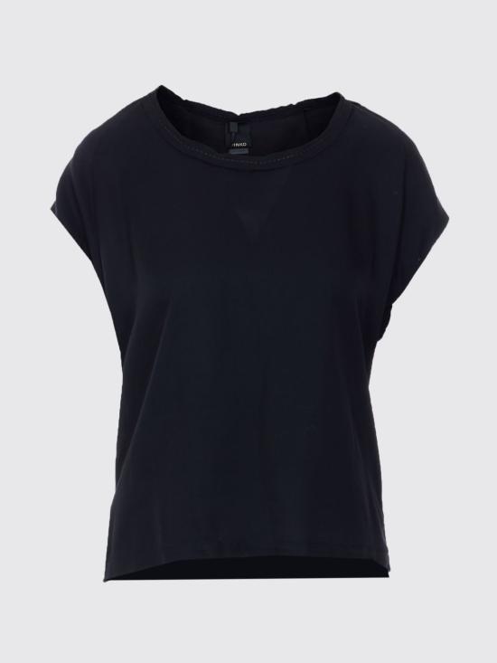 26SS 핑코 반팔 티셔츠 106267A32U Z99 Black - PINKO