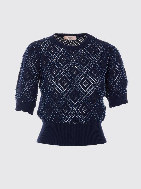 26SS 트윈셋 스웨터 261TP3201 13172 Blue - TWINSET