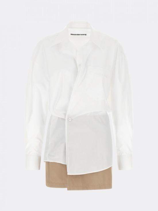 26SS 알렉산더 왕 롱 원피스 1WC1266950 100 White - ALEXANDER WANG