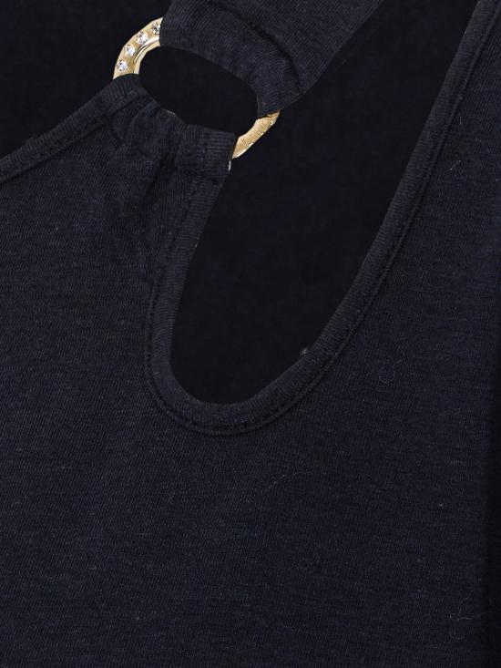 26SS 리우조 반팔 티셔츠 TA6098JS005 22222 Black - LIU JO