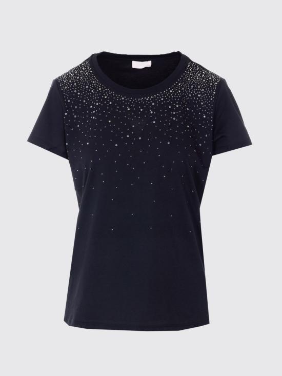 26SS 리우조 반팔 티셔츠 TA6306JS923 P9282 Black - LIU JO