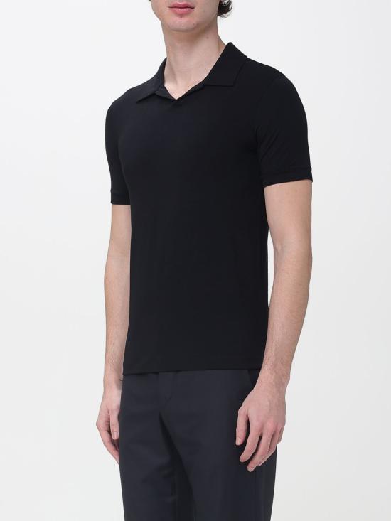 26SS 조르지오 아르마니 폴로 티셔츠 3GSF51SJP4Z UC99 Black - GIORGIO ARMANI
