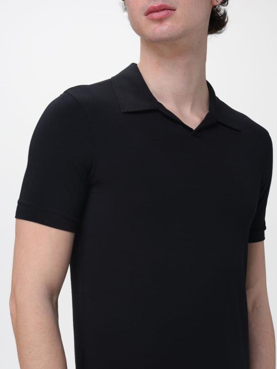 26SS 조르지오 아르마니 폴로 티셔츠 3GSF51SJP4Z UC99 Black - GIORGIO ARMANI