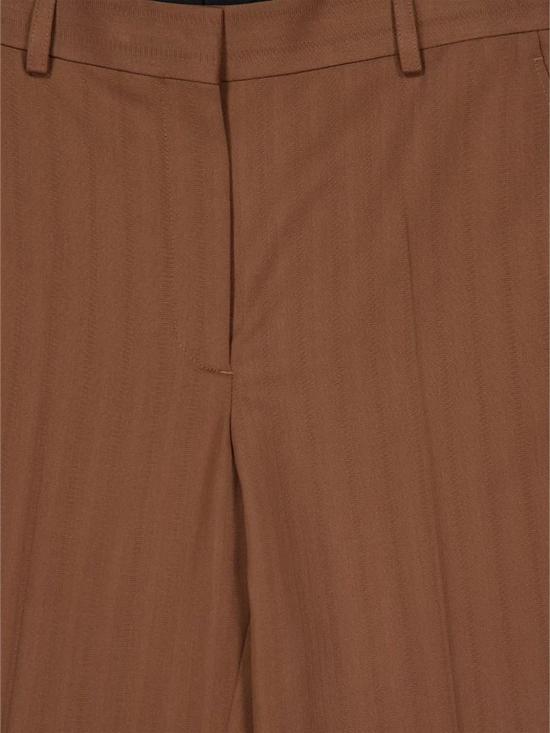 26SS 스텔라 맥카트니 스트레이트 팬츠 6440073HU705 2521 Brown - STELLA MCCARTNEY