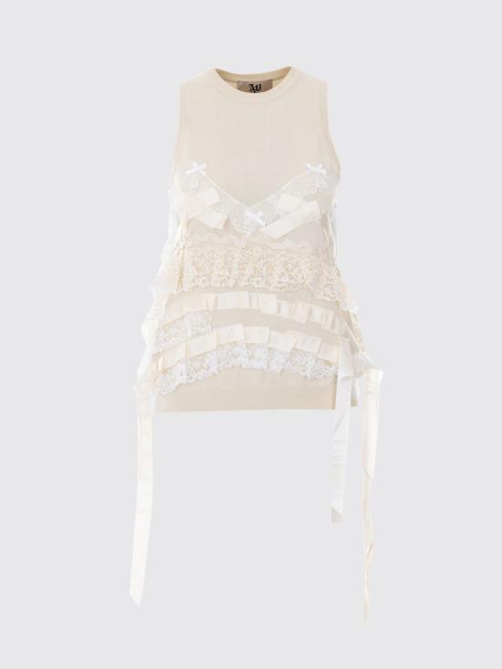 26SS 아니예 바이 민소매 티셔츠 185492 02477 White - ANIYE BY