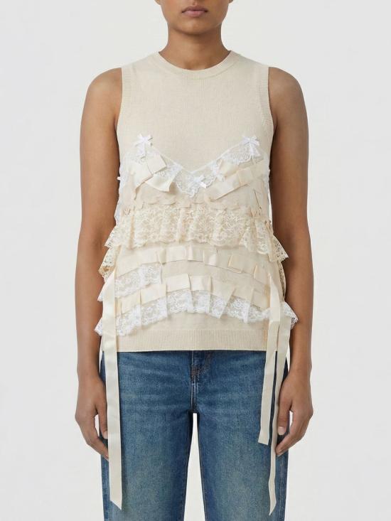 26SS 아니예 바이 민소매 티셔츠 185492 02477 White