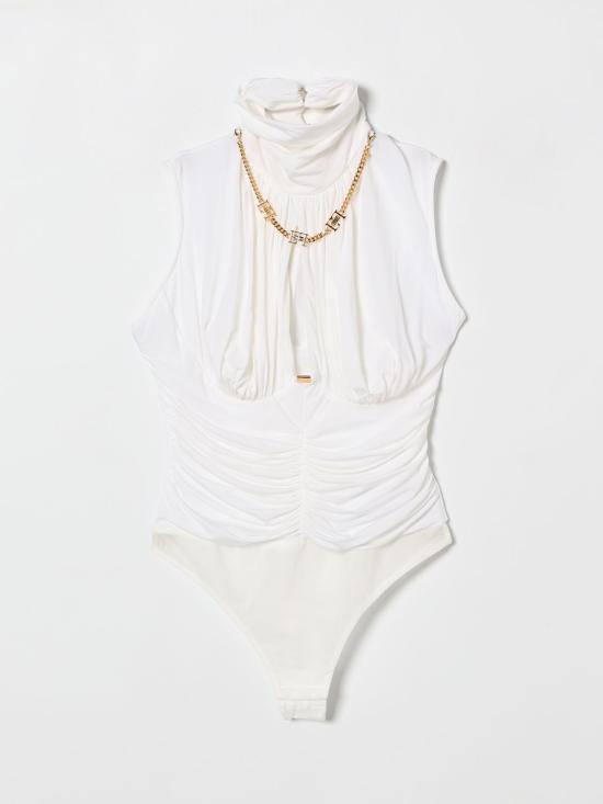 26SS 엘리자베타프랜치 민소매 티셔츠 BO01661E2 360 Ivory - ELISABETTA FRANCHI