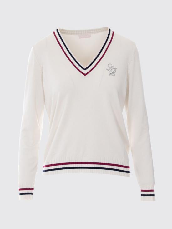 26SS 리우조 스웨터 TA6068MS49I C3937 White - LIU JO