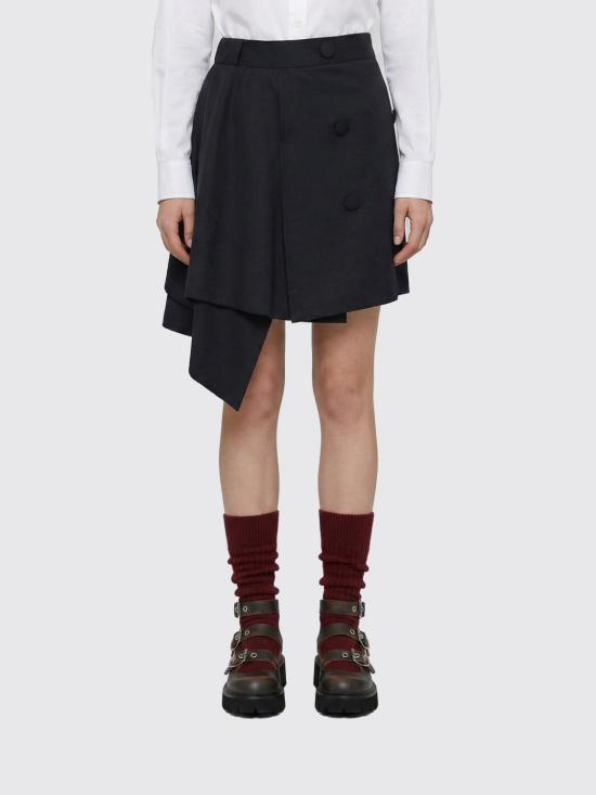 26SS 비비안웨스트우드 미디 스커트 1F020005W01CL N401 Black