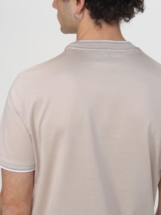 26SS 폴앤샤크 반팔 티셔츠 26411008 348 Beige - PAUL & SHARK