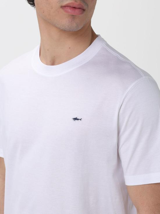 26SS 폴앤샤크 반팔 티셔츠 99311005 010 White - PAUL & SHARK