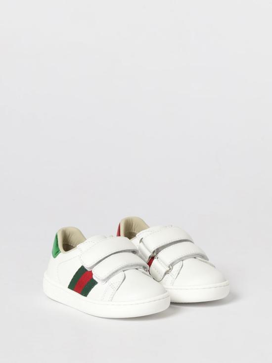 26SS [키즈] 구찌 스니커즈 455447CPWP0 9085 White - GUCCI