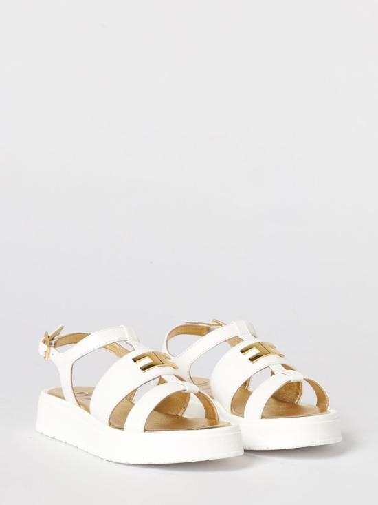 26SS [키즈] 엘리자베타프랜치 샌들 F4A2E05921733 139 Ivory - ELISABETTA FRANCHI