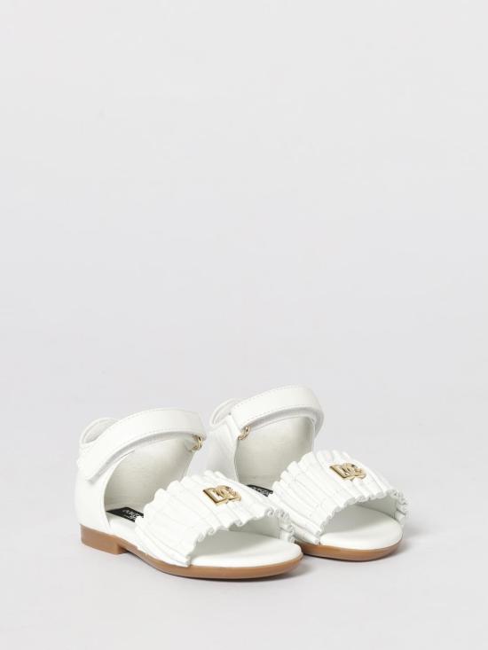 26SS [키즈] 돌체앤가바나 샌들 D20113A1850 80001 White - DOLCE & GABBANA