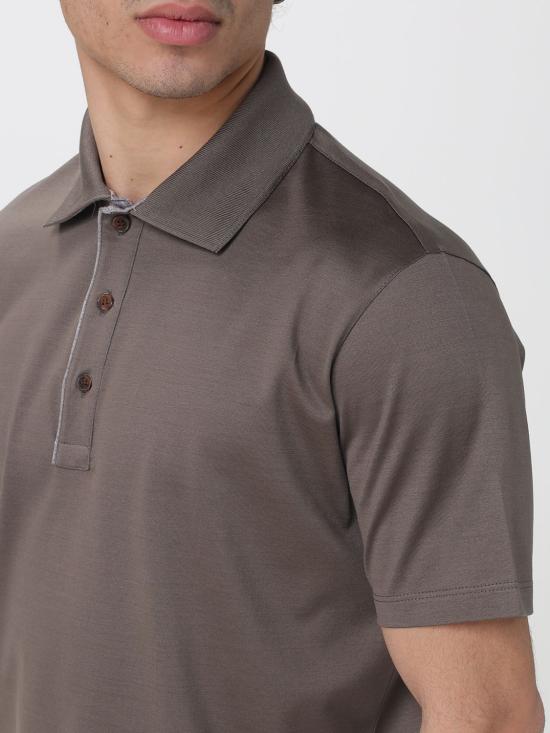 26SS 폴앤샤크 폴로 티셔츠 26411263 323 Brown - PAUL & SHARK