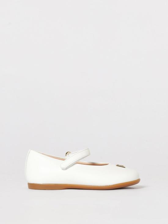 26SS [키즈] 돌체앤가바나 플랫 슈즈 D20114AB793 80001 White