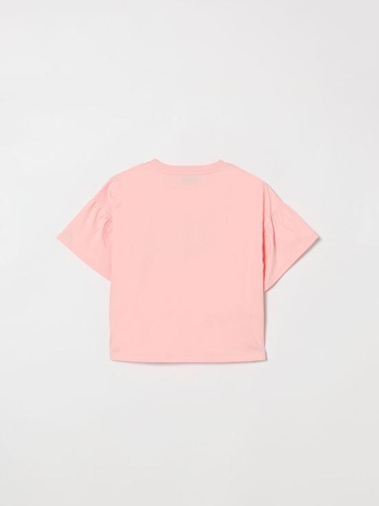 26SS [키즈] 모스키노 티셔츠 HDM077LAA23 50209 Pink - MOSCHINO