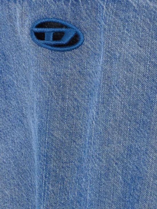 26SS 디젤 롱 스커트 A20376068VY 01 Blue - DIESEL