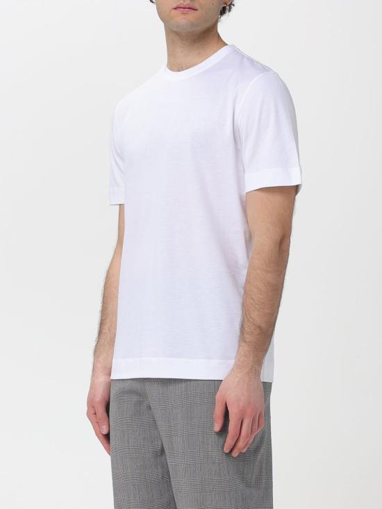 26SS 에르메네질도제냐 반팔 티셔츠 RUH360A3 H765NLN00 White - ERMENEGILDO ZEGNA