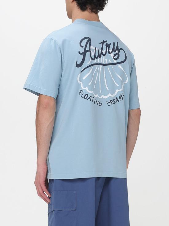 26SS 오트리 반팔 티셔츠 TSPX047C Gnawed Blue - AUTRY