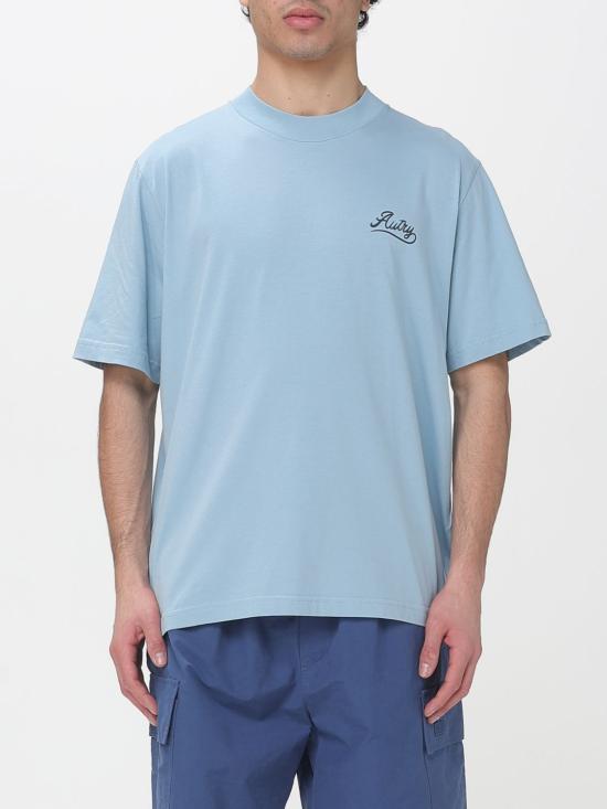 26SS 오트리 반팔 티셔츠 TSPX047C Gnawed Blue