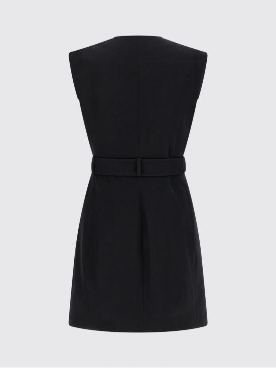 26SS 발망 롱 원피스 GF1R5168WC09 0PA Black - BALMAIN