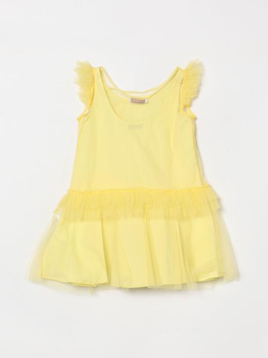 26SS [키즈] 모나리자 원피스 17G907T9945 0014 Yellow - MONNALISA