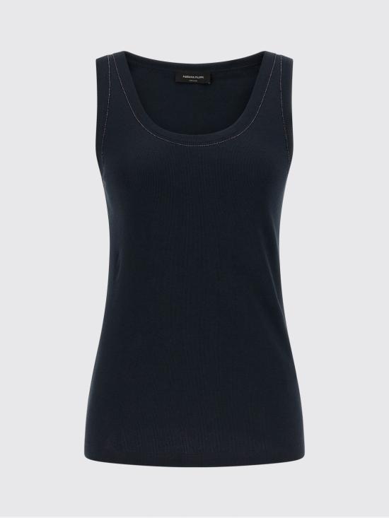 26SS 파비아나 필리피 민소매 티셔츠 JED266F602L896 5146 Blue - FABIANA FILIPPI