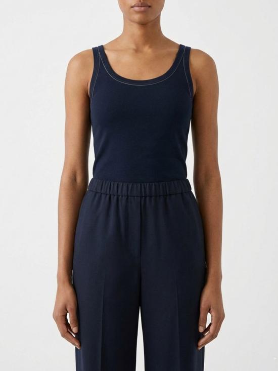 26SS 파비아나 필리피 민소매 티셔츠 JED266F602L896 5146 Blue