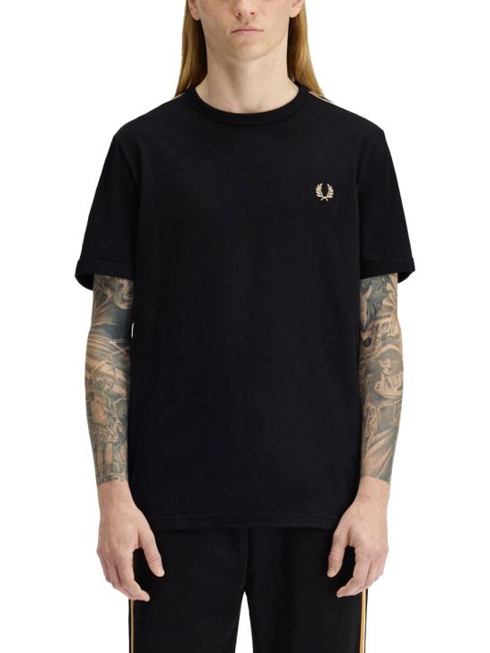26SS 프레드페리 반팔 티셔츠 FP M4613 57 90A BLACK - FRED PERRY