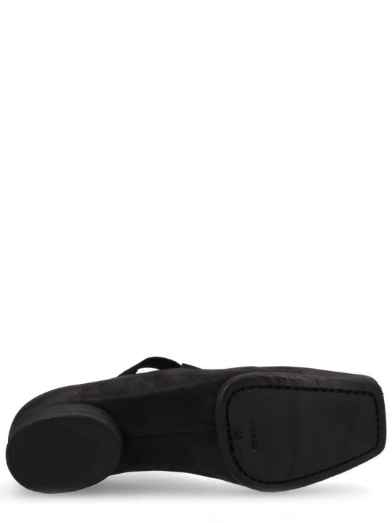 26SS 우마 왕 플랫 슈즈 US9001 UW900 BLACK - UMA WANG